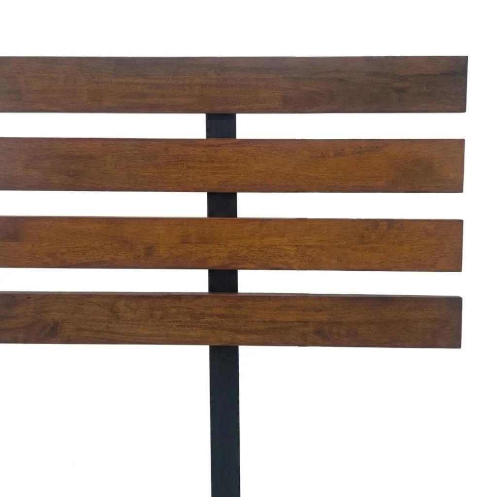Cama Matrimonial Tokoa de Metal con Respaldo de Madera CA-1709 - imagen 5