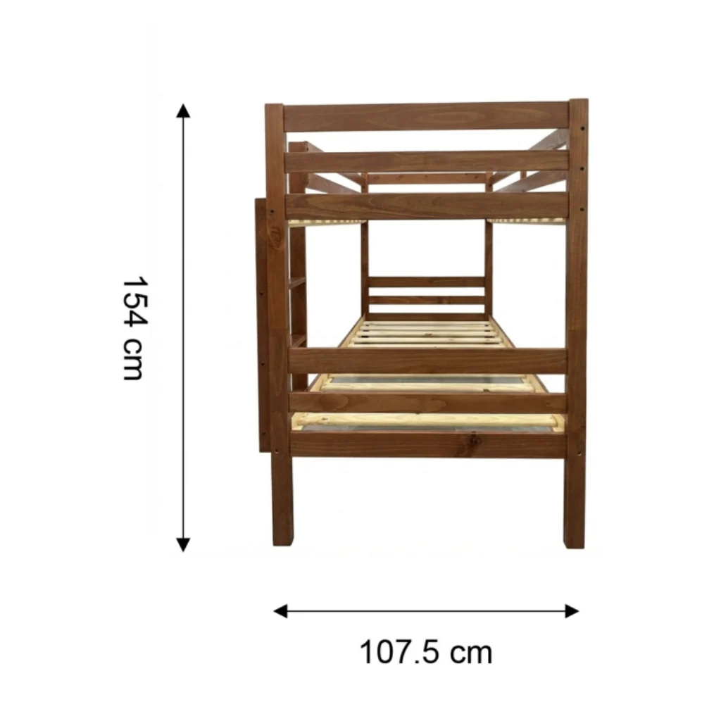 Camarote Individual Tokoa 2 Niveles de Madera CA-1723 - imagen 3